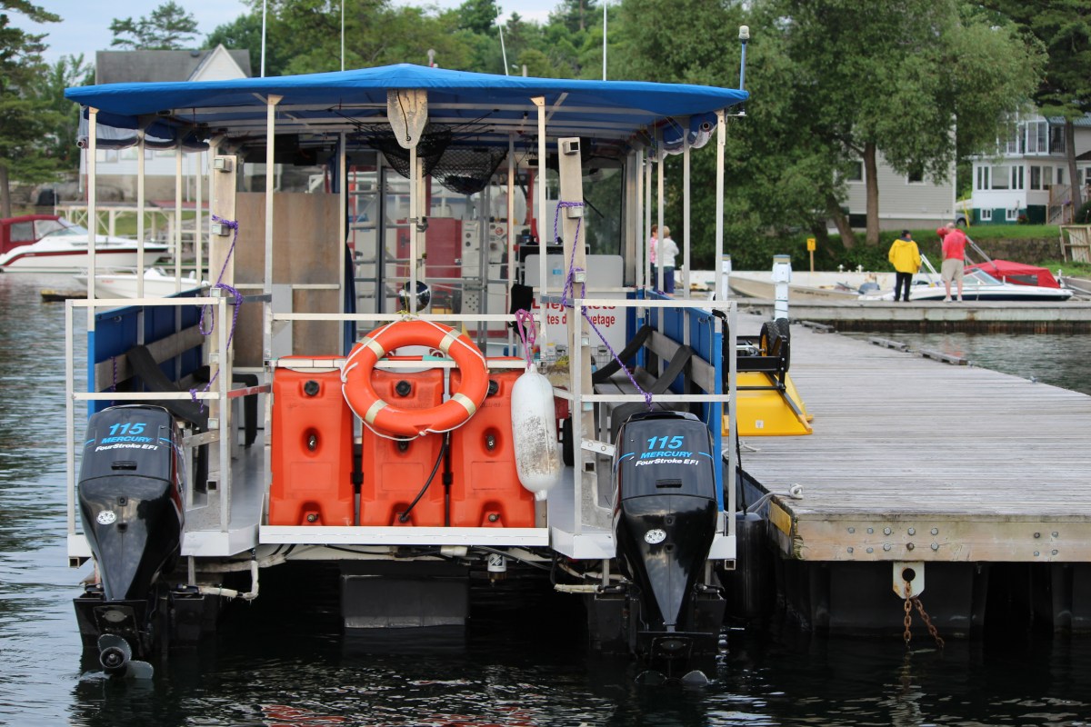 Helen Cooper's dive boat