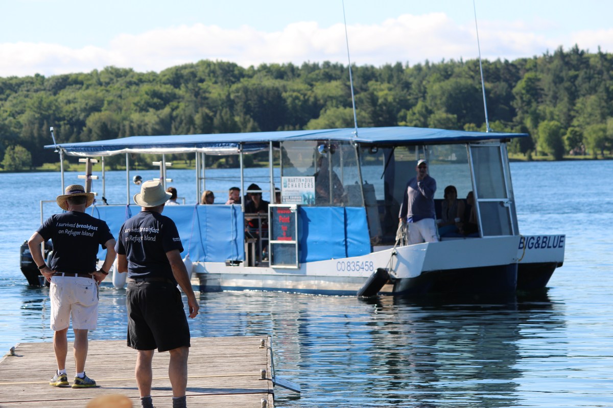 Arriving on Refugee Island, Brockville