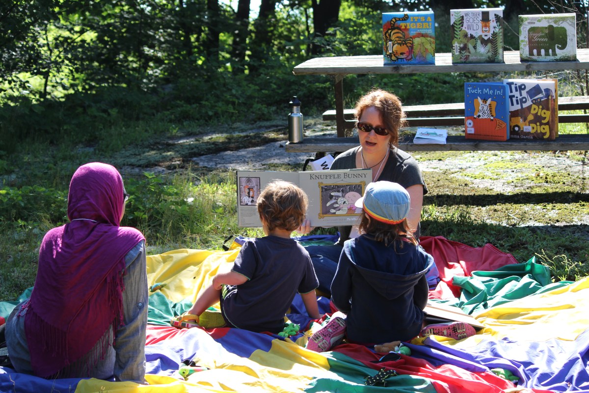 Storytime during Island Breakfast